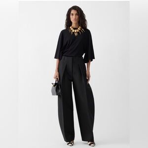 Jacquemus Black Wide-Leg Pants